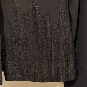 Kenneth Nolan Black Textured Women's Blazer